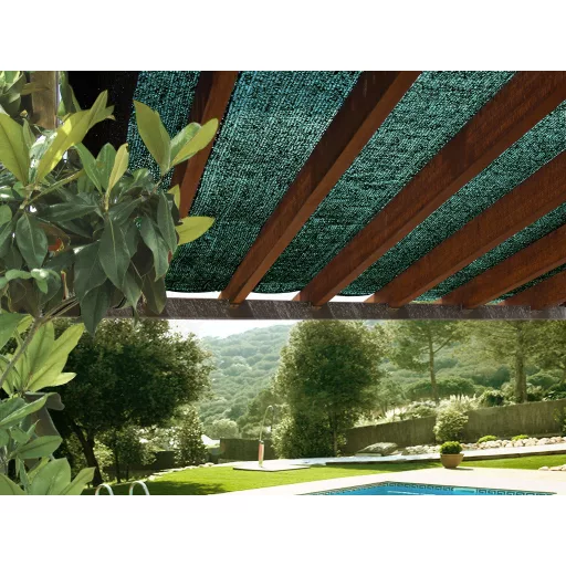 Zelena mreža za senčenje Sun-Net 4x3 m