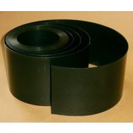 Posteljna tirnica 10mx2mmx15cm črna PE