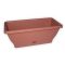 Balkonska škatla, terakota s širokim dnom 40 cm