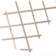 Lesena nuna mreža "Trelliwood", bor 1x2 m