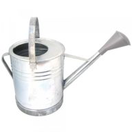 Pocinkana posoda za zalivanje 12 l, z vrtnico