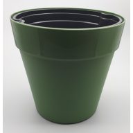 Okrasni lonec zelene barve 21