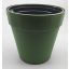 Okrasni lonec zelene barve 21
