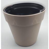 Okrasni lonec sivorjave barve 28