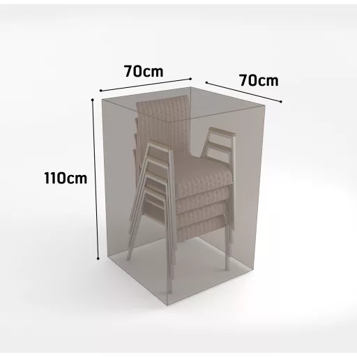 Prevleka za vrtno pohištvo za zložljive stole Covertop 70x70x110 cm