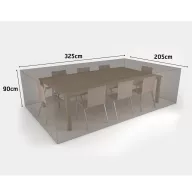   Prevleka za vrtno pohištvo za pravokotno mizo + 8 stolov Covertop 325x205x90 cm