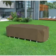   Prevleka za vrtno pohištvo za pravokotno mizo + 8 stolov Covertop 325x205x90 cm