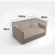   Prevleka za vrtno pohištvo za dvosedežni vrtni kavč Covertop 140x85x70 cm
