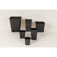 Plastični kvadratni lončki 9x9x10 EX cm