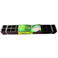   Posteljna ograja "Borderkit Flexi 45" 100x8x4,5 cm 8 kosov + pritrdilni zatiči 16 kosov