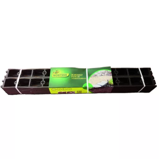 Posteljna ograja "Borderkit Flexi 45" 100x8x4,5 cm 8 kosov + pritrdilni zatiči 16 kosov