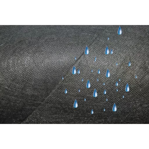 Geotekstil črne barve GEOTEX 50g/m2 1,6x5m