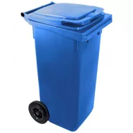 Gospodinjski zabojnik za smeti modri 120 l