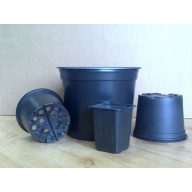 Plastični lončki črni 12 cm (930 kosov/karton) Göttinger