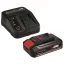Einhell baterija + polnilec 2,5Ah 18V Power-X-Change Starter-Kit