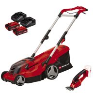 Einhell Baterijska kosilnica GE-CM 36/37 Li Set (2x3,0Ah)