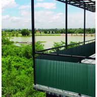 Ovalna plastična palica Litecane PVC zelena 1x3 m