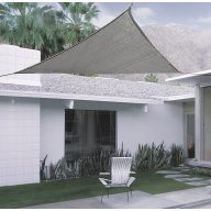 SUNNET KIT ∆ tkano sončno jadro sive barve 3x3x3 m