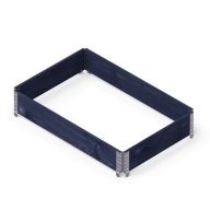 Podstrešna postelja Upyard ECO 120x80x19,5 cm črna