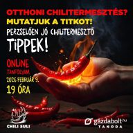   Kako postati uspešen pridelovalec čilija? - Spletni seminar - 2026.02.09. 19:00