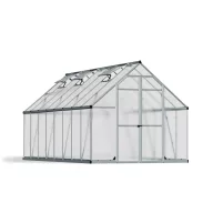   Polikarbonát üvegház Palram-Canopia ESSENCE-ezüst 8x16 (2,44x4,88 m)