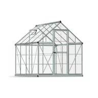   Polikarbonát üvegház Palram-Canopia HARMONY-ezüst 6x10 (1,83x2,44 m)