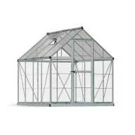   Polikarbonát üvegház Palram-Canopia HYBRID-ezüst 6x8 (1,83x2,44 m)