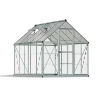   Polikarbonát üvegház Palram-Canopia HYBRID-ezüst 6x10 (1,83x3,05 m)