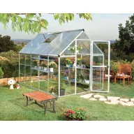   Polikarbonát üvegház Palram-Canopia HYBRID-ezüst 6x10 (1,83x3,05 m)