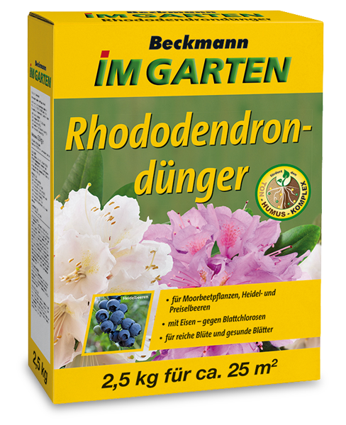 Beckmann organska mineralna hrana za rododendrone, azaleje, hortenzije in borovnice 2,5 kg