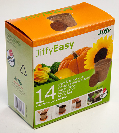 Komplet za zaganjanje rastlin Jiffy Easy starter 14 kosov