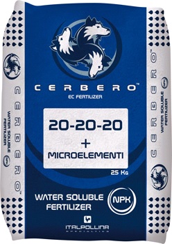 Cerbero vodotopno gnojilo 20-20-20+TE 25 kg