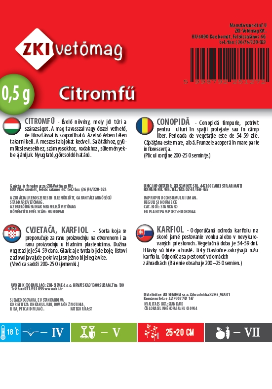 Citronska trava 1g ZKI