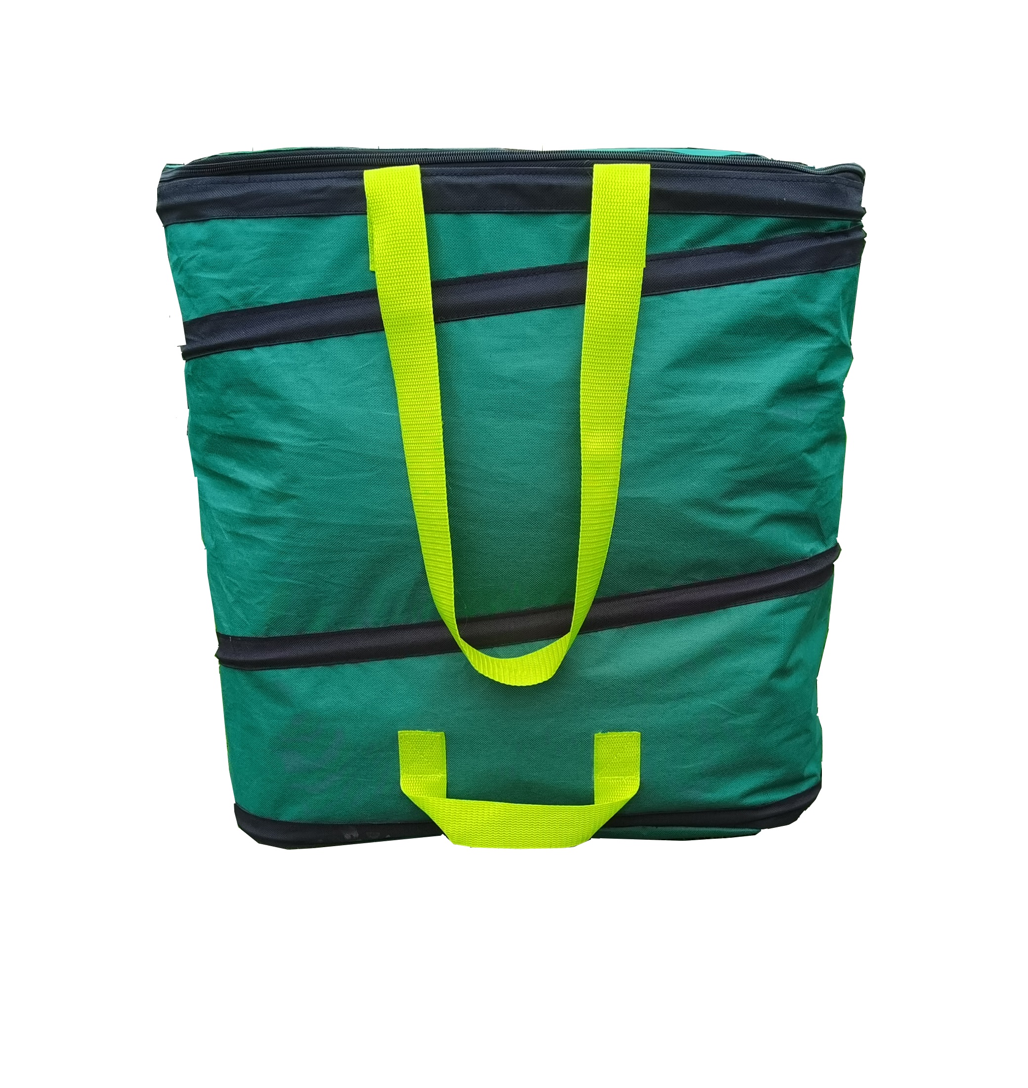 Kvadratna vreča za listje POP UP SQUARE zelena 125 l (50x50x50cm)