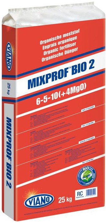 Viano Mixprof Bio 2 organsko gnojilo 6-5-10 +4Mg 25 kg