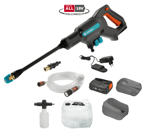 High pressure washer Premium set AquaClean 24/18V P4A Gardena