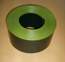 Posteljna ograja 10mx15cm z zelenim robom (ABS)