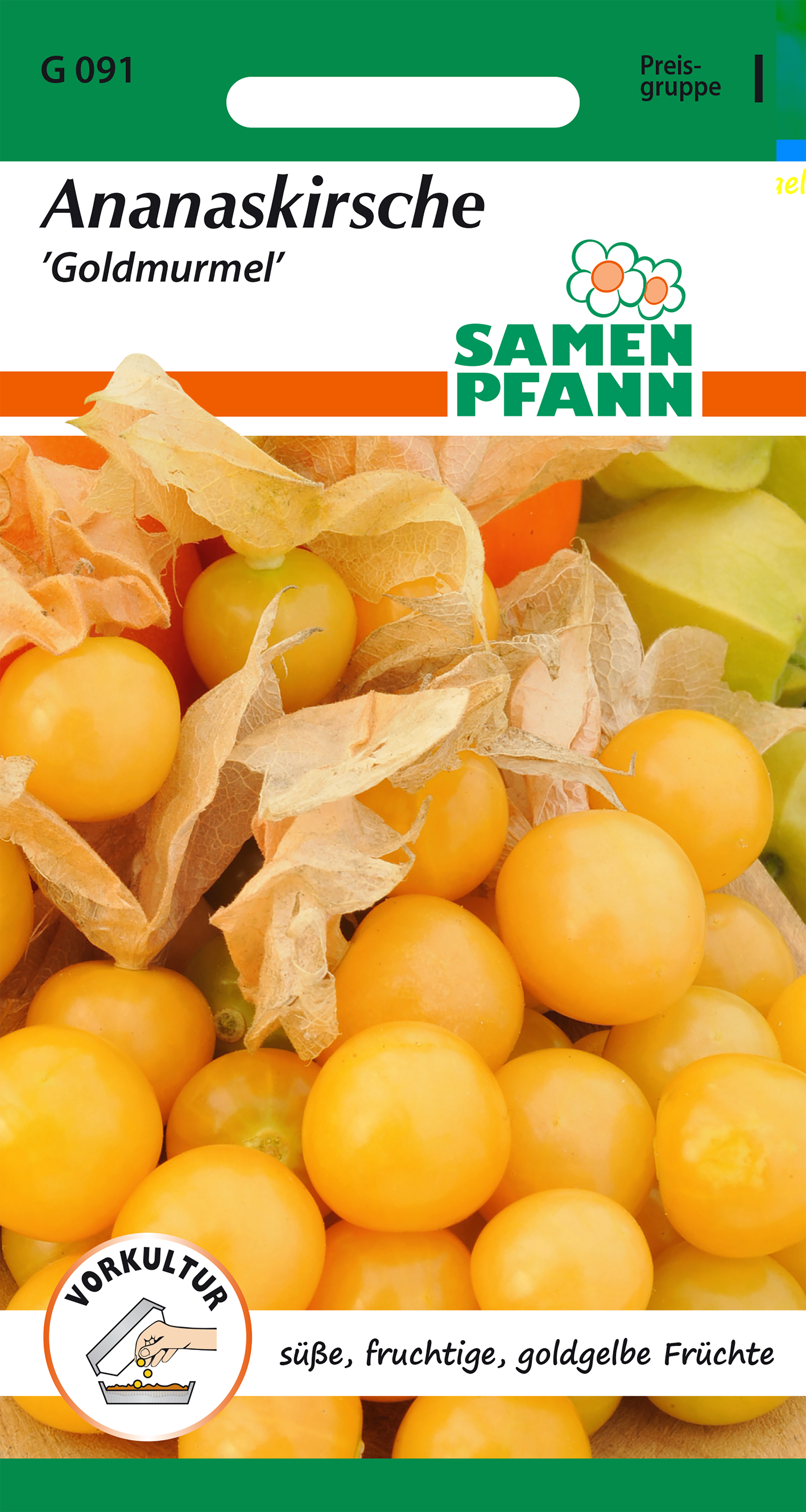 Ananasova češnja Goldmurmel 9 semen Semena Pfann