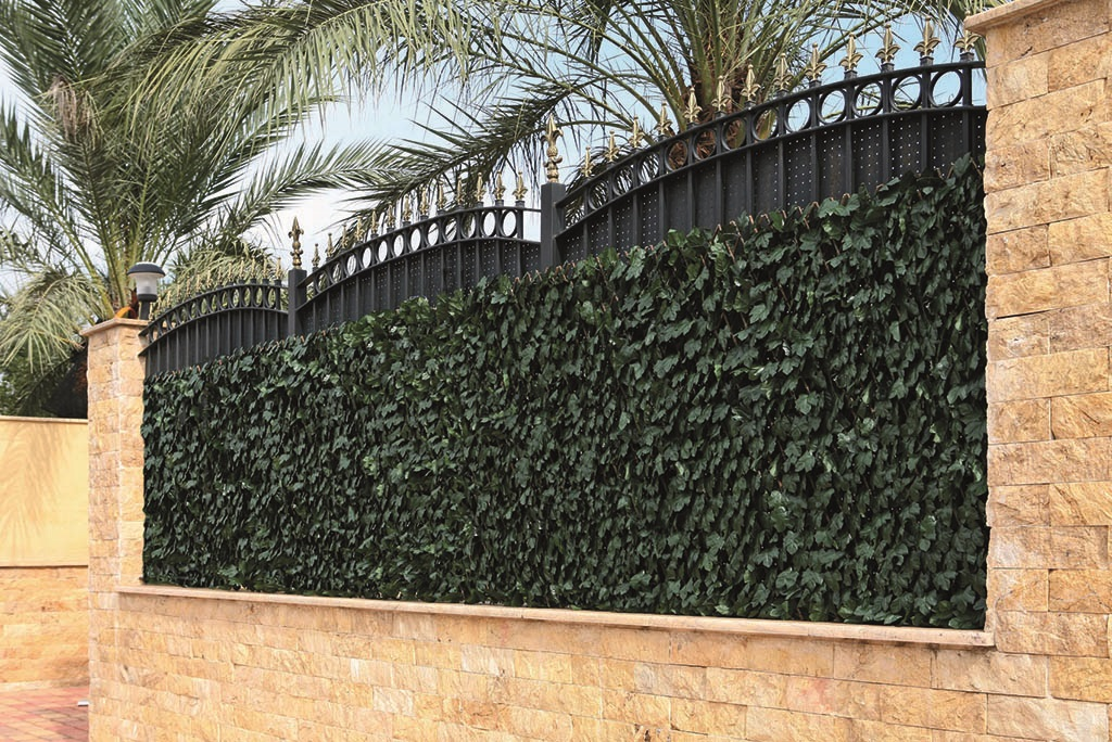 Retractable willow tree with plastic leaves TRELLIWILLOW HEDRA green-brown 1 x 2 m