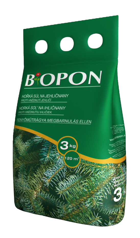 Biopon gnojilo za bor proti porjavelosti 3 kg
