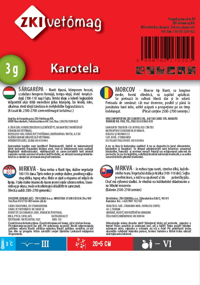 Korenje Korenje 5g ZKI