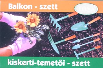 Set za balkon pokopališča s škatlo