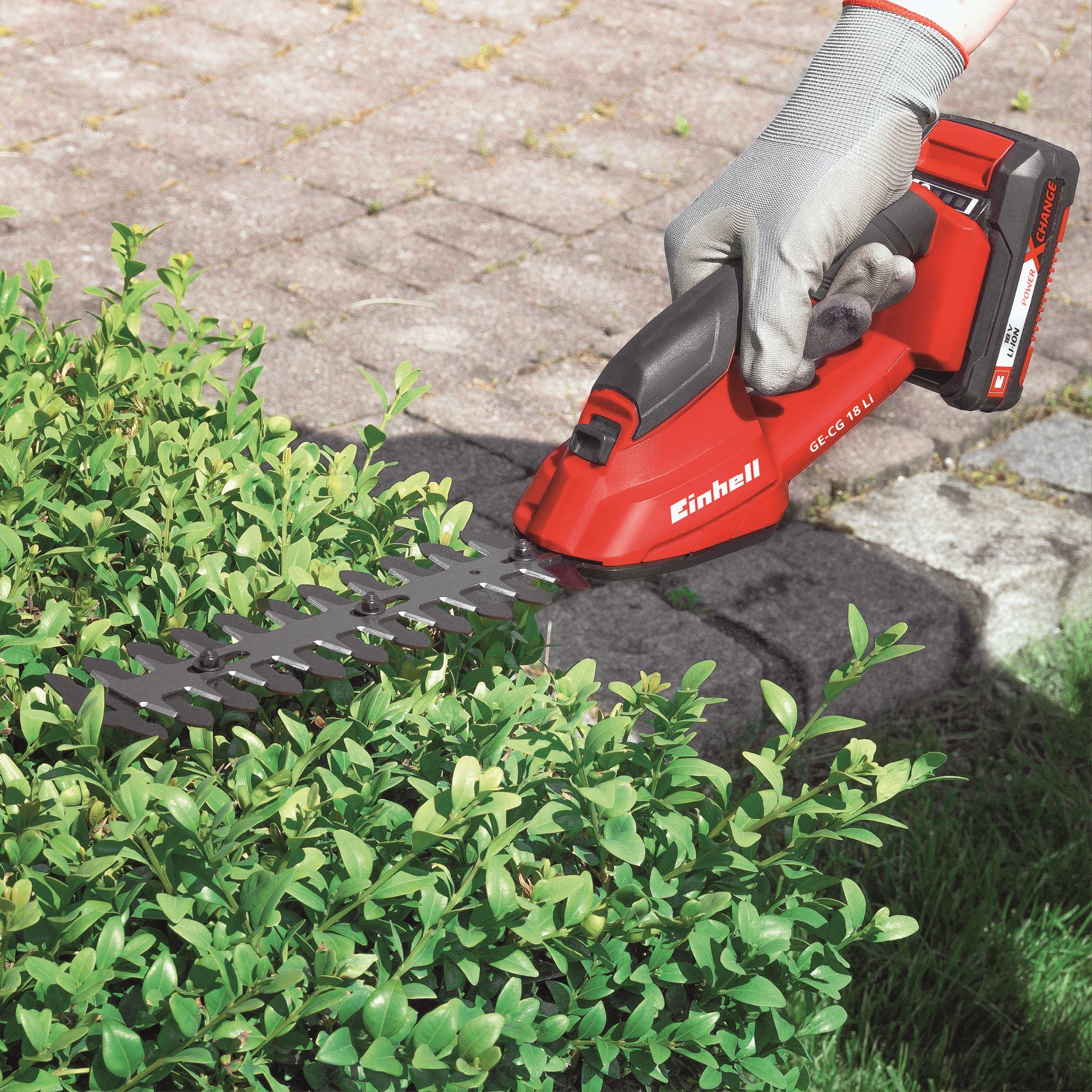 Einhell akumulatorske škarje za travo in živo mejo GE-CG 18 Li - Solo