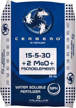 Cerbero vodotopno gnojilo 15-5-30+2MgO+TE 25 kg