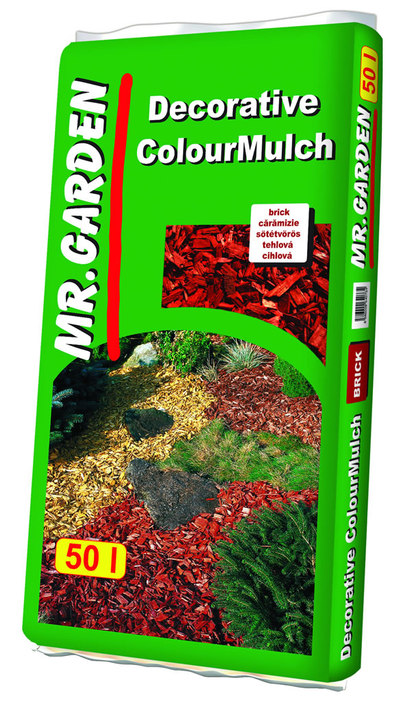 Okrasno lubje "Rdeče" Mr. Garden 50 l