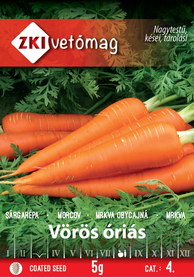 Korenčkovo rdeče orjaško 5g ZKI