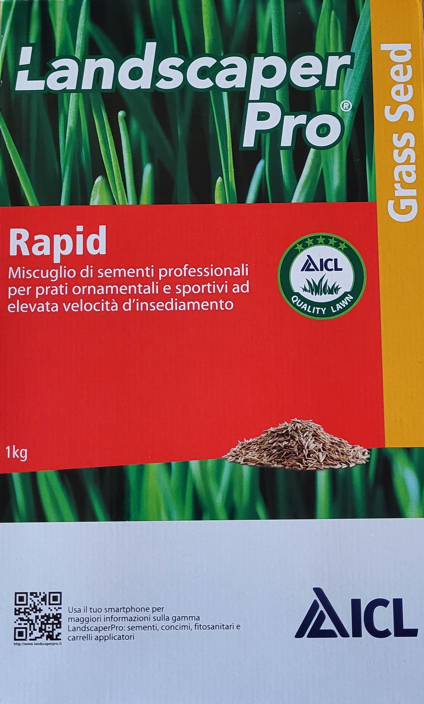 ICL travno seme Rapid (za vzdrževanje parkov) 1 kg