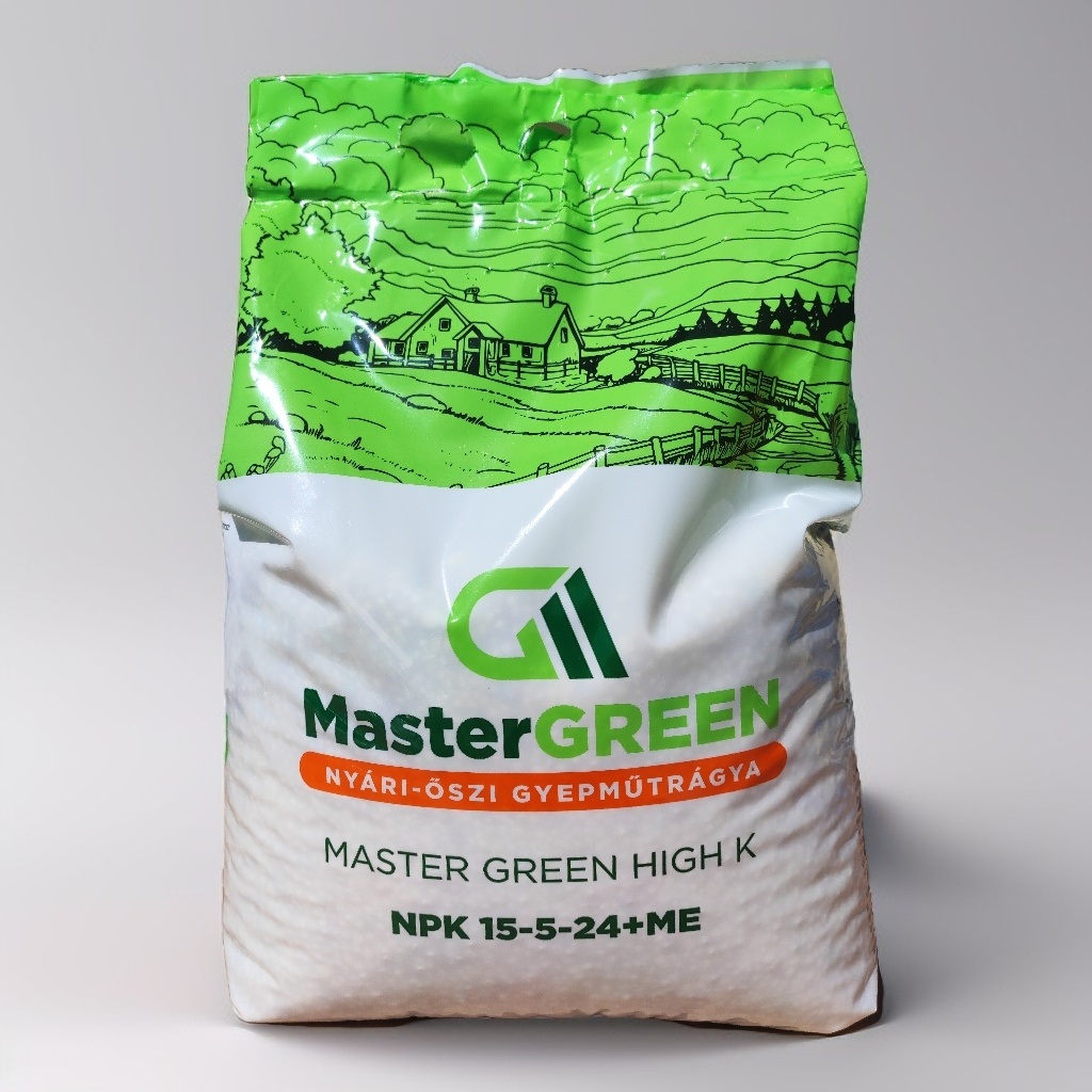 Master Green High K gyeptrágya (15-5-24+S+TE) 5 kg