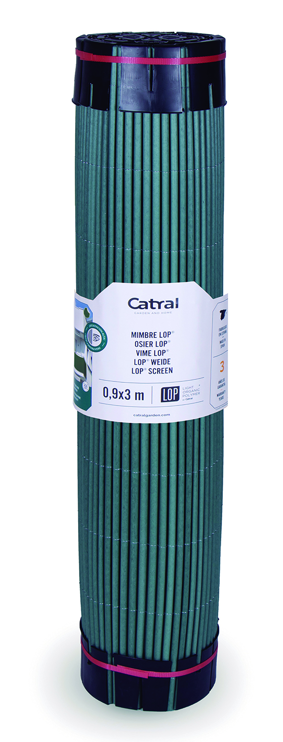 Synthetic cane braid with natural effect VIMET LOP green 1,5x3 m