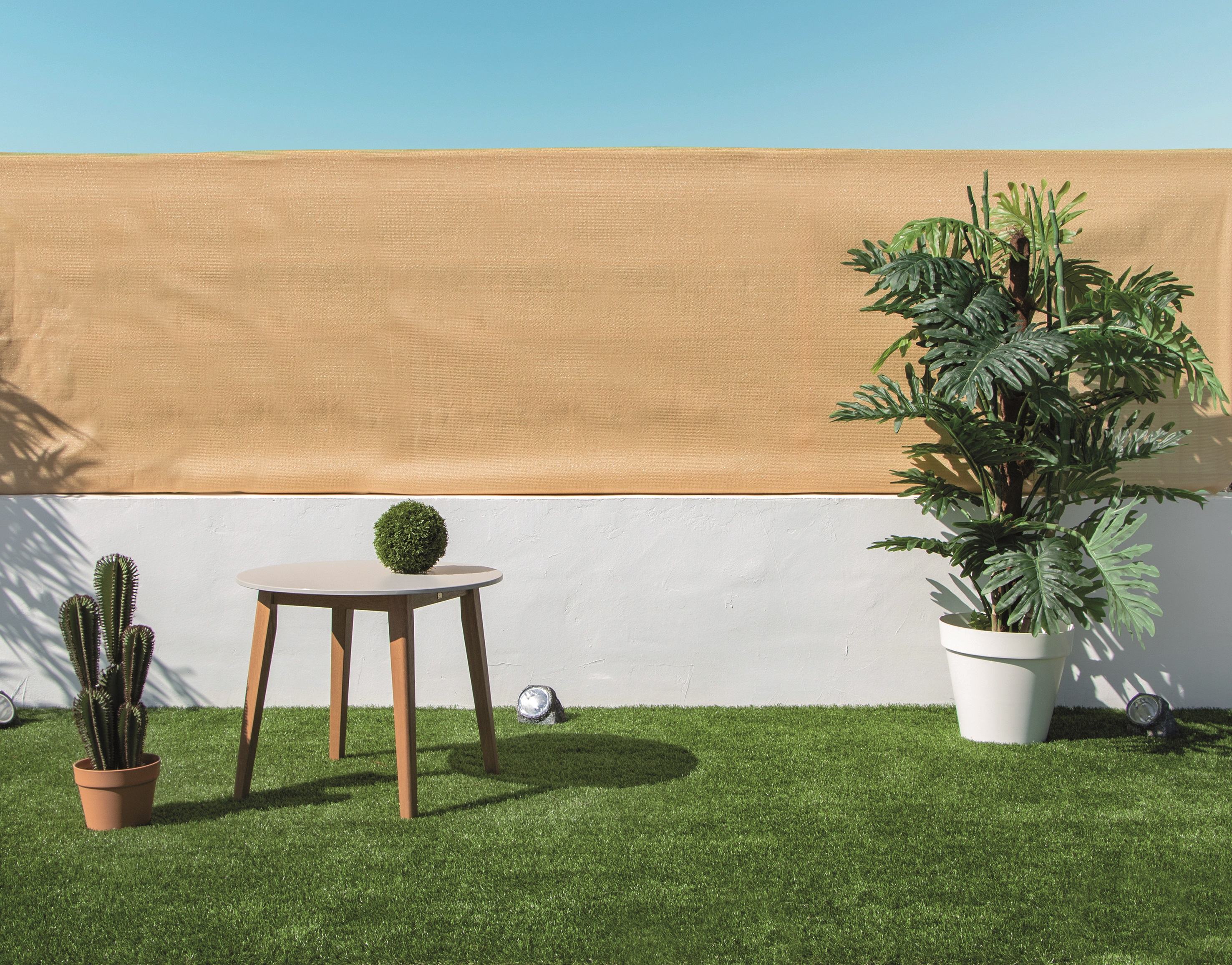 Fence mesh with buttonholes Recynet sand 1x10 m